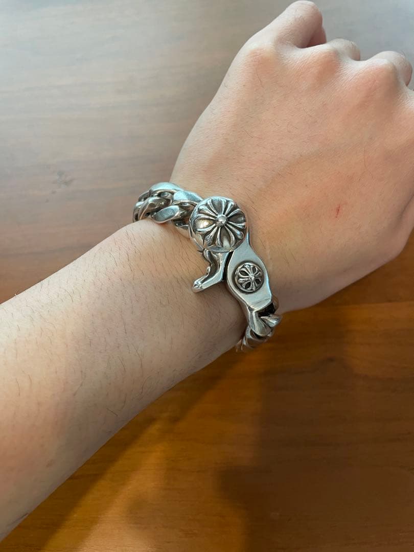 クロムハーツChromeHearts クラシックチェーン クリップ ブレスレット