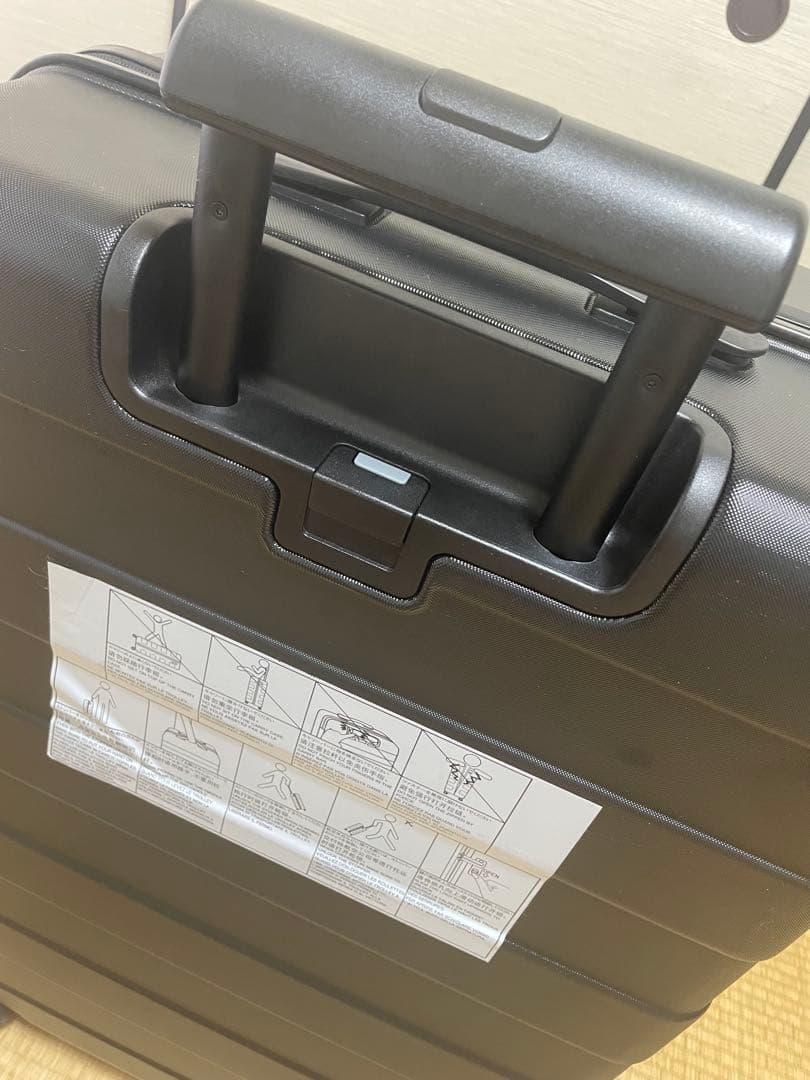 【ストッパー付】87L 無印良品　キャリーケース ブラック 大型　 軽量