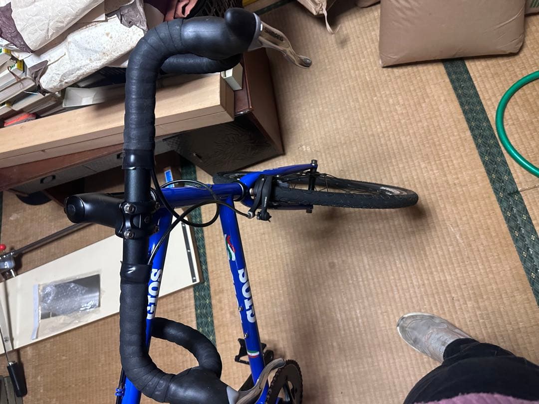 希少 GIOS ジオス クロスバイク 青 CR-MOチューブ ミニベロ