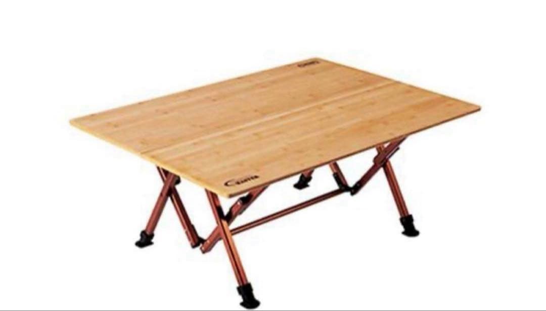 【新品未使用】　コールマン コンフォートマスターバンブーラウンジテーブル/100