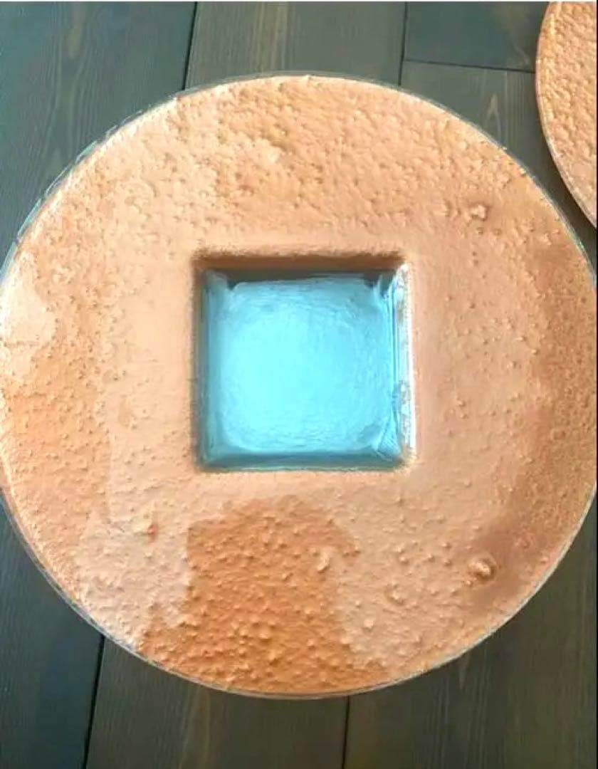 【】超レア グラススタジオ 円形皿 8枚セットバラ売り可