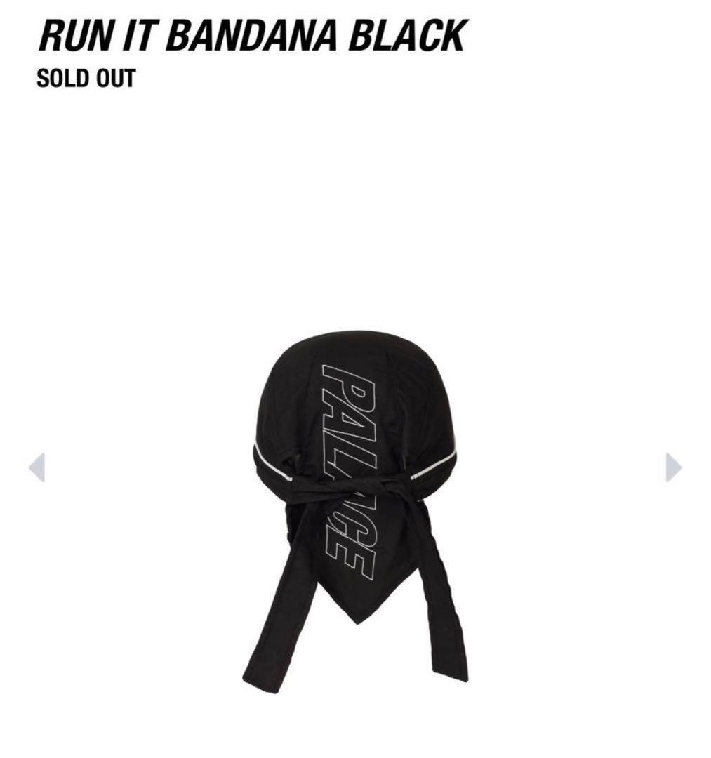 PALACE Run It Bandana ブラック バンダナ - メルカリ