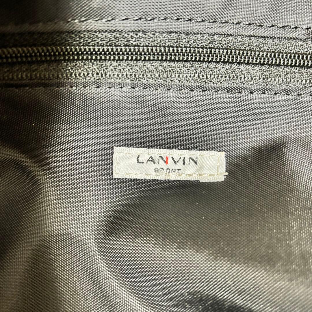 美品☆完売品　LANVIN SPORTゴルフ　ボストンバッグ　大容量