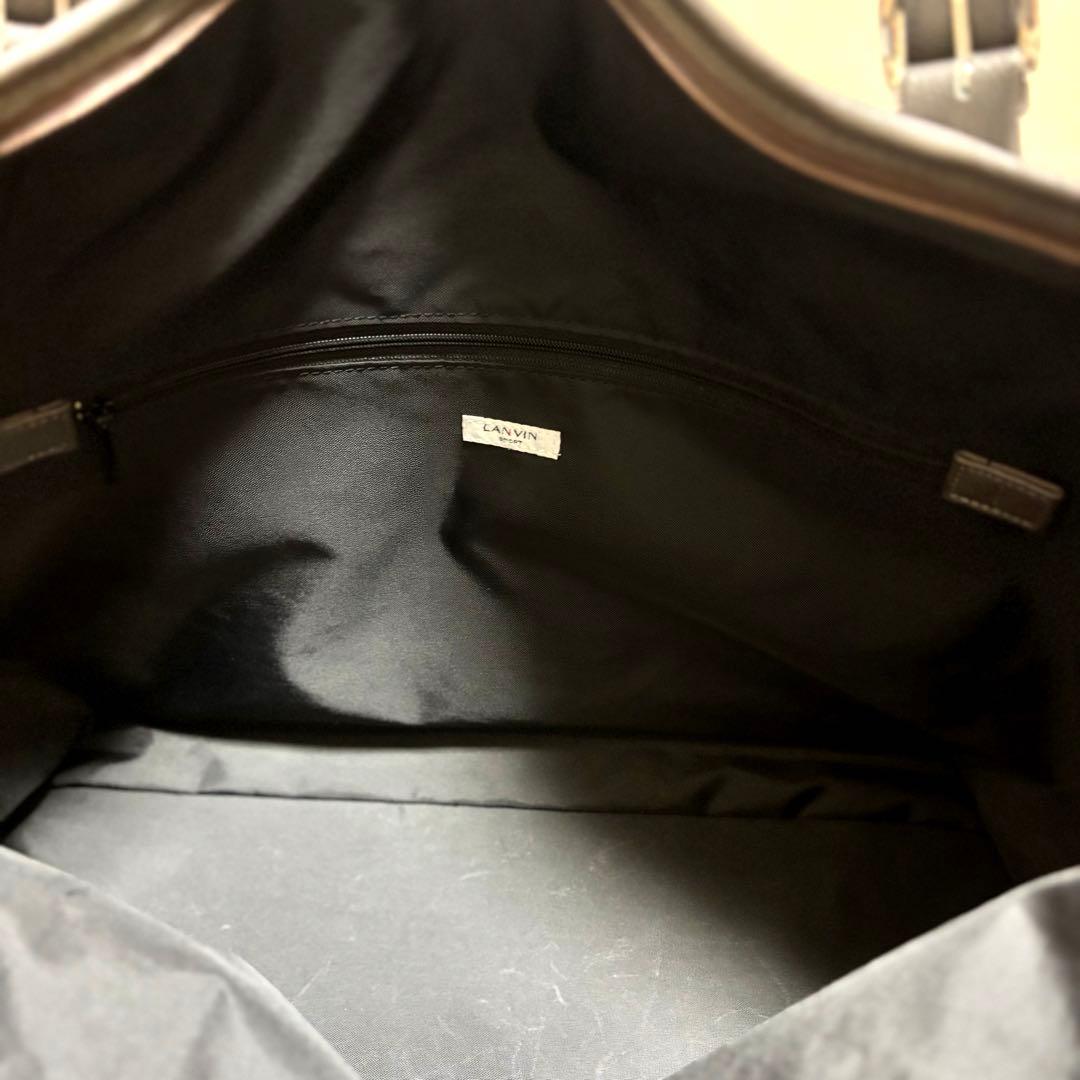美品☆完売品　LANVIN SPORTゴルフ　ボストンバッグ　大容量