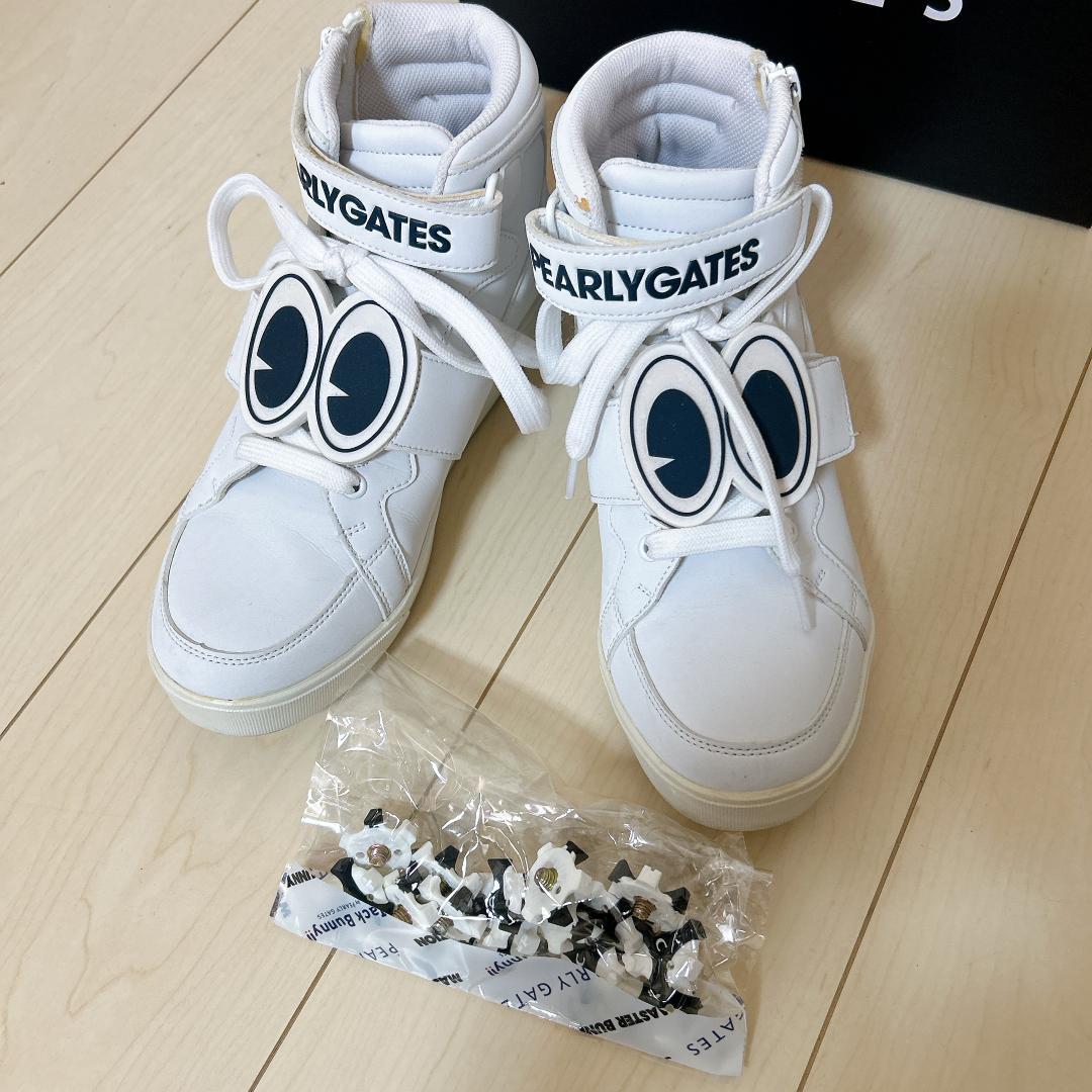 定価37400円 PEARLY GATES 目玉柄 スパイクシューズ 23cm