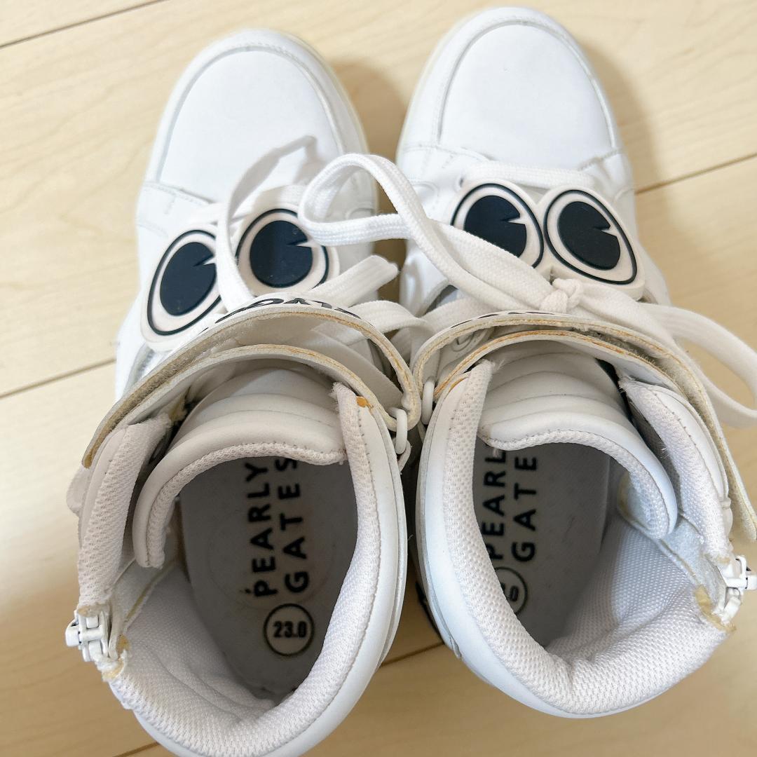 定価37400円 PEARLY GATES 目玉柄 スパイクシューズ 23cm