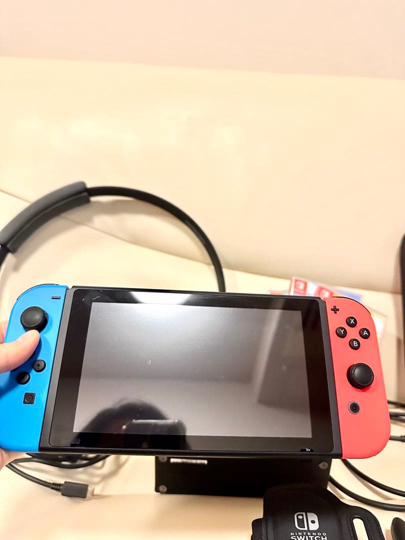 【バッテリー強化版】Switch本体＋人気ソフト5本＋リングフィット豪華セット