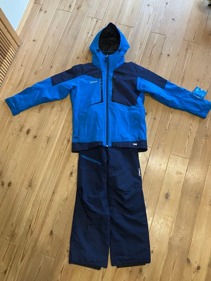 Phenix スキーウェア上下 フード付き ブルー　サイズL