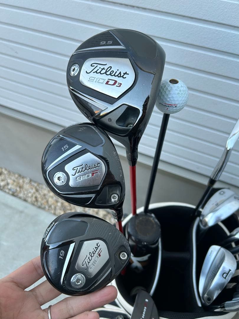 タイトリスト ゴルフクラブセット ケース付き 一式 まとめ