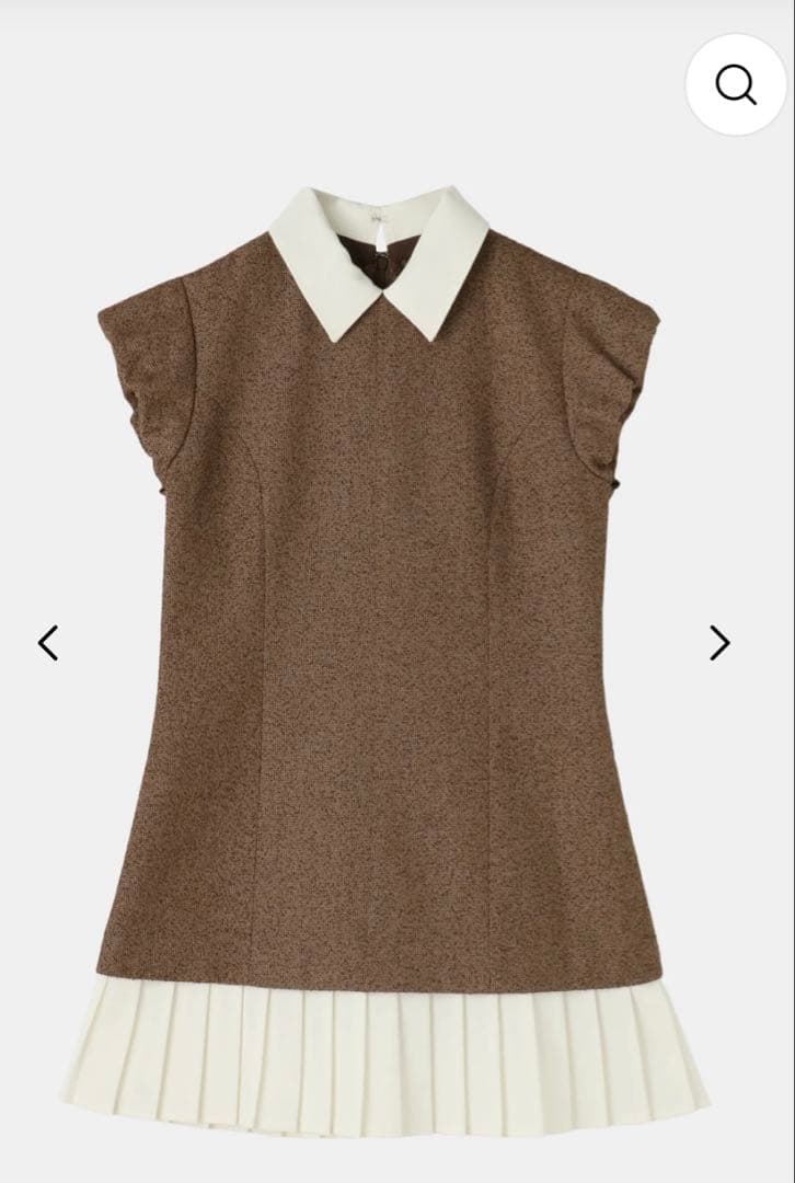 the toe Leopold Tweed Dress