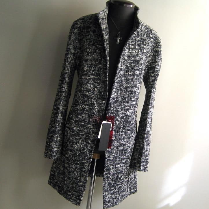 赤タグ トルネードマート シャンブレーツィーディースタンドコート