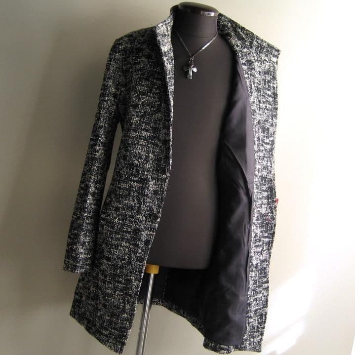 赤タグ トルネードマート シャンブレーツィーディースタンドコート