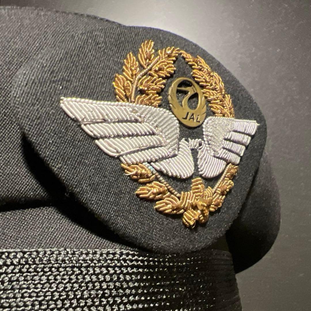 JAL パイロット　制帽　【JAL 日本航空】機長 キャプテン 旧制帽