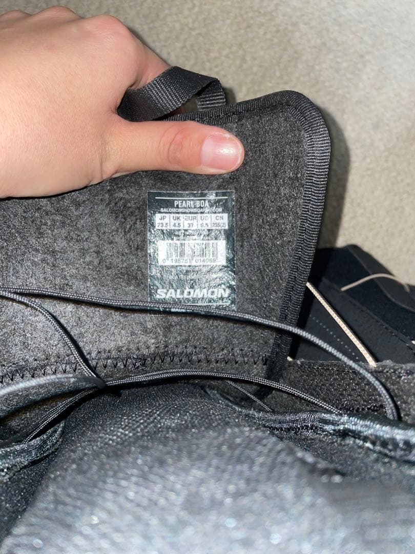 SALOMON スノボ　ブーツ　ブラック　23.5 値下げしました