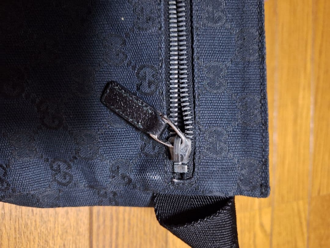 GUCCI グッチ ウエストバッグ ボディバッグ GG キャンバス ブラック