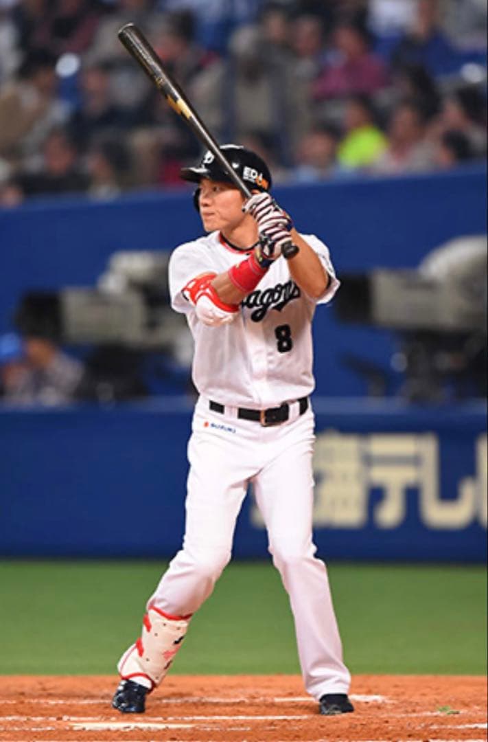 中日ドラゴンズ #8 大島洋平 選手 実使用バッティンググローブ