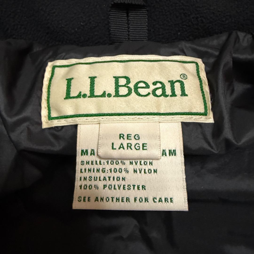 ジャケット・アウター L.L.Bean Black Hooded Down Jacket y2k