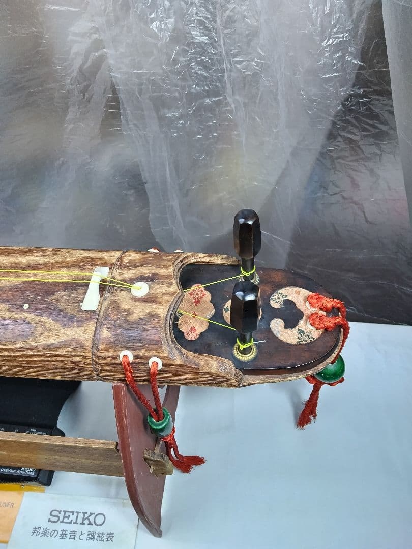 八雲琴 と 転管代換品 と 竜 爪 ( 和楽器用 オートチューナー付属)
