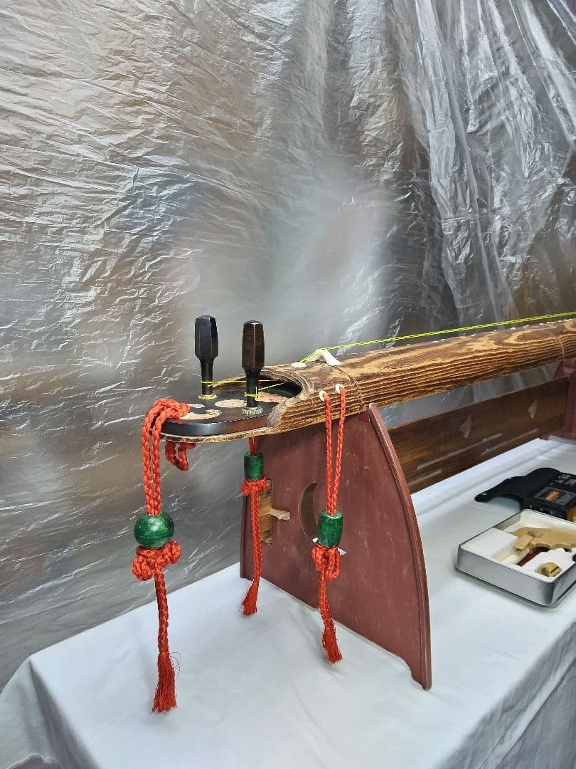 八雲琴 と 転管代換品 と 竜 爪 ( 和楽器用 オートチューナー付属)