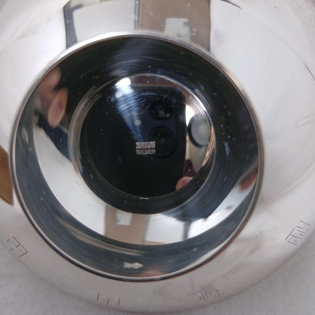 銀製品 銀杯 盃 重量88g 木箱付