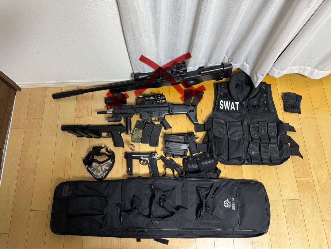 サバゲー引退 スターターセット 10禁エアガン - メルカリ