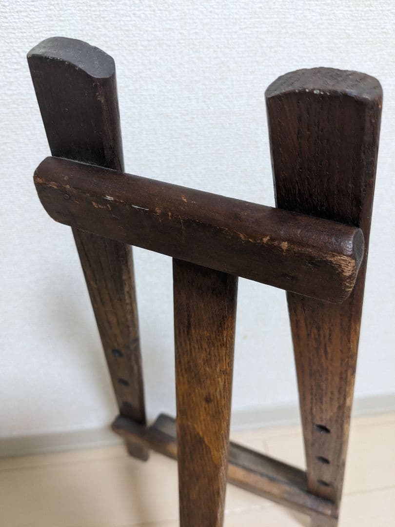 イギリスアンティーク　ショップボード　スレート黒板　木製イーゼル