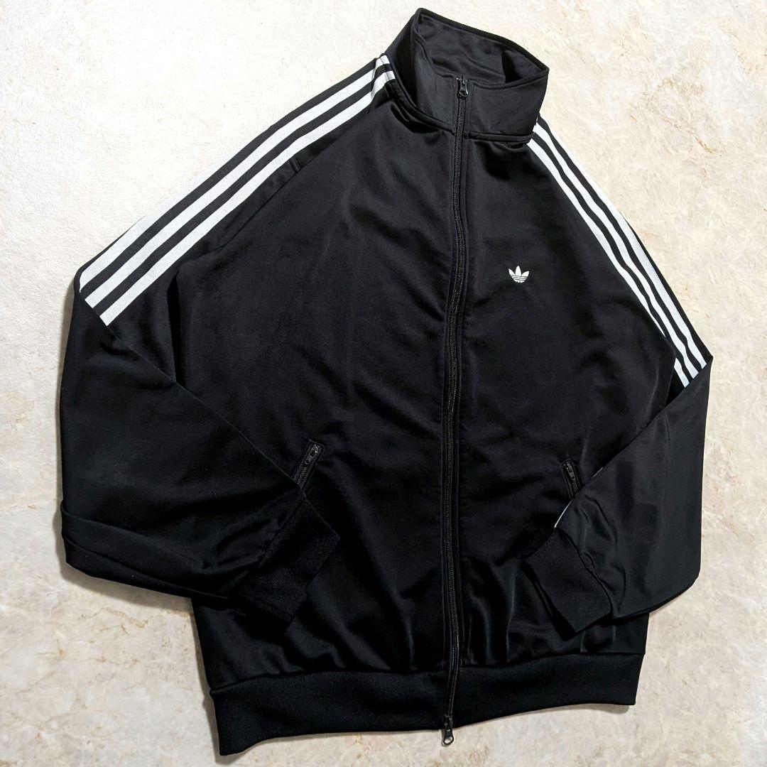 超希少⭐廃盤品アディダスベッケンバウアートラックジャケット黒白2XL