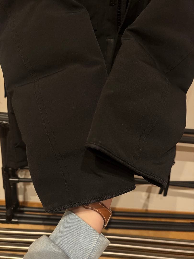 豆*福様 美品　カナダグース ダウンジャケット　 カムループス　黒ブラック　サイ