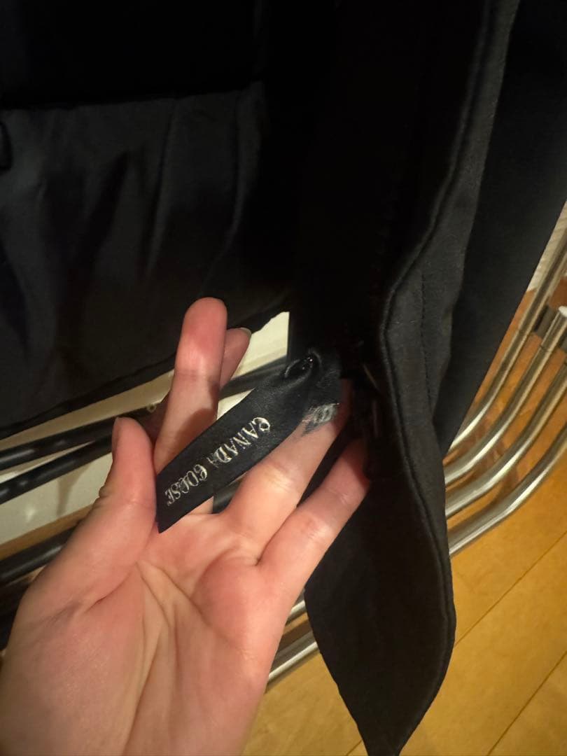 豆*福様 美品　カナダグース ダウンジャケット　 カムループス　黒ブラック　サイ