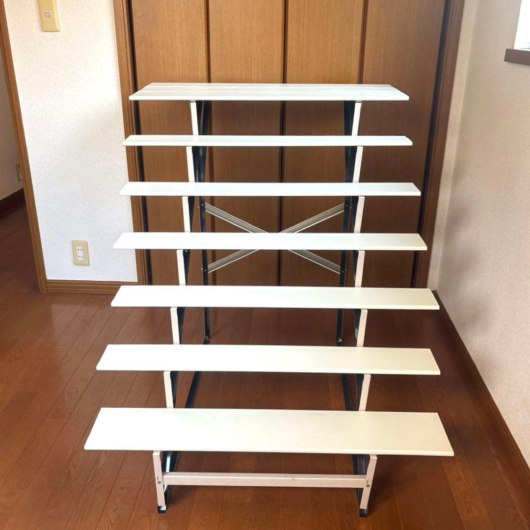 スチール製 雛壇 7段 30号アカセひな祭り 組立説明書付き