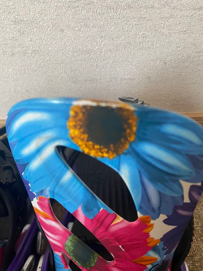 レディースFLUX スノーボードビンディング 花柄