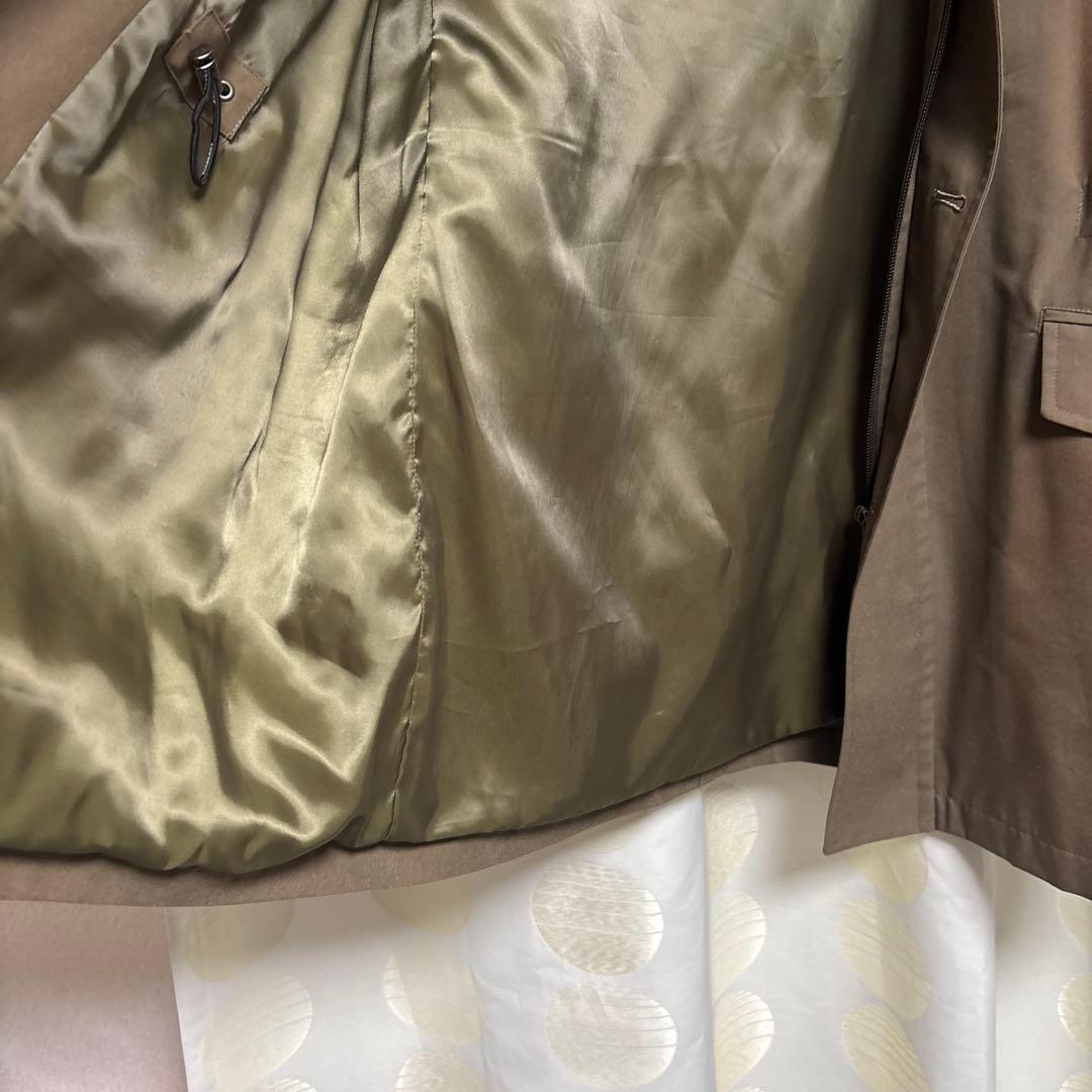 Burberry ステンカラーコート ブラウンカーキー　M