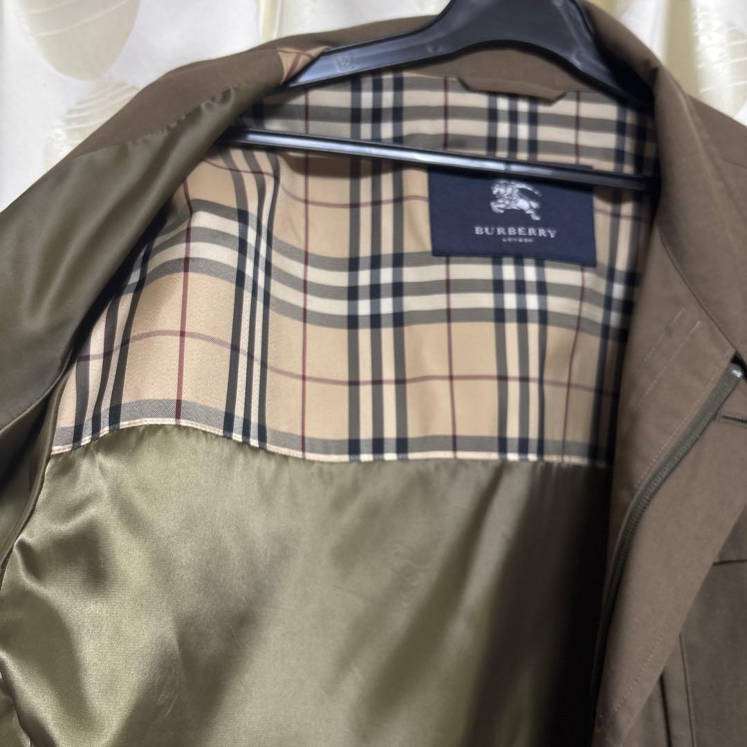 Burberry ステンカラーコート ブラウンカーキー　M