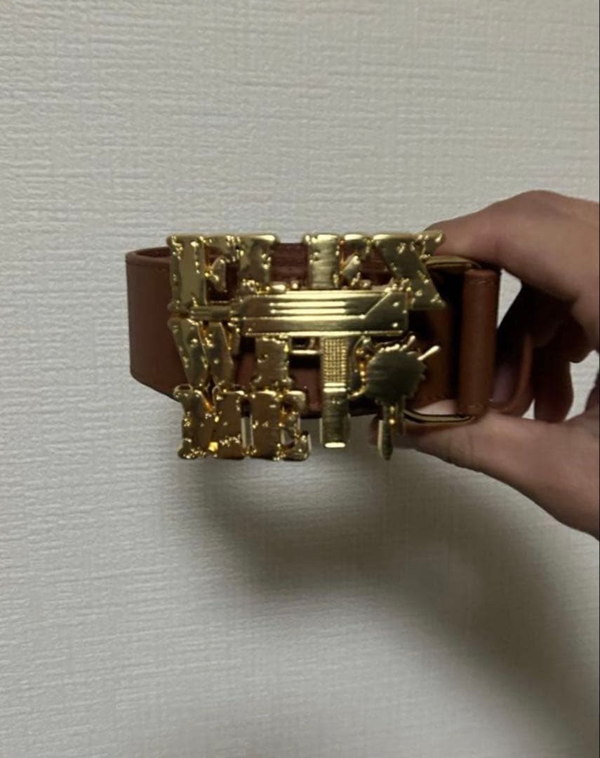 再販無し dab dne着用 flexwitme ベルト 茶色