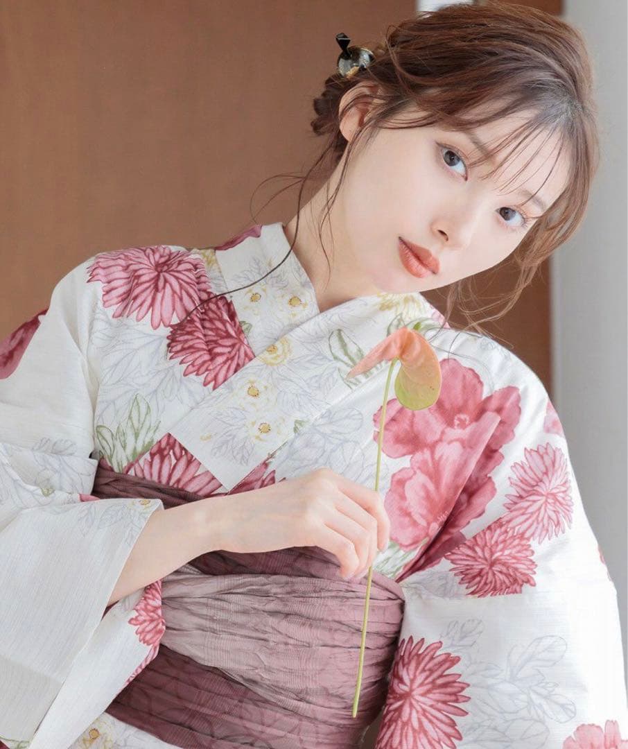 最 安値 でファッション - Dita【大正ロマン牡丹寄せ】浴衣
