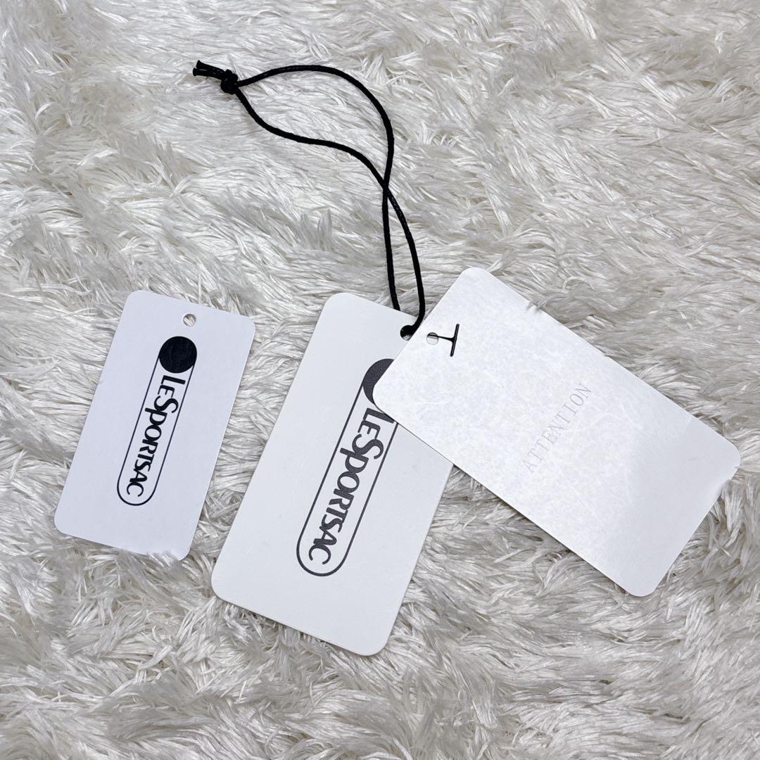 未使用品 LeSportsac リュック バッグパック ナイロン A4対応 白系