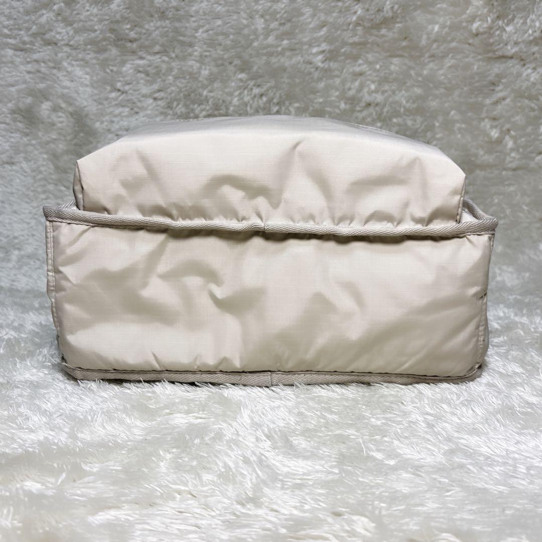未使用品 LeSportsac リュック バッグパック ナイロン A4対応 白系