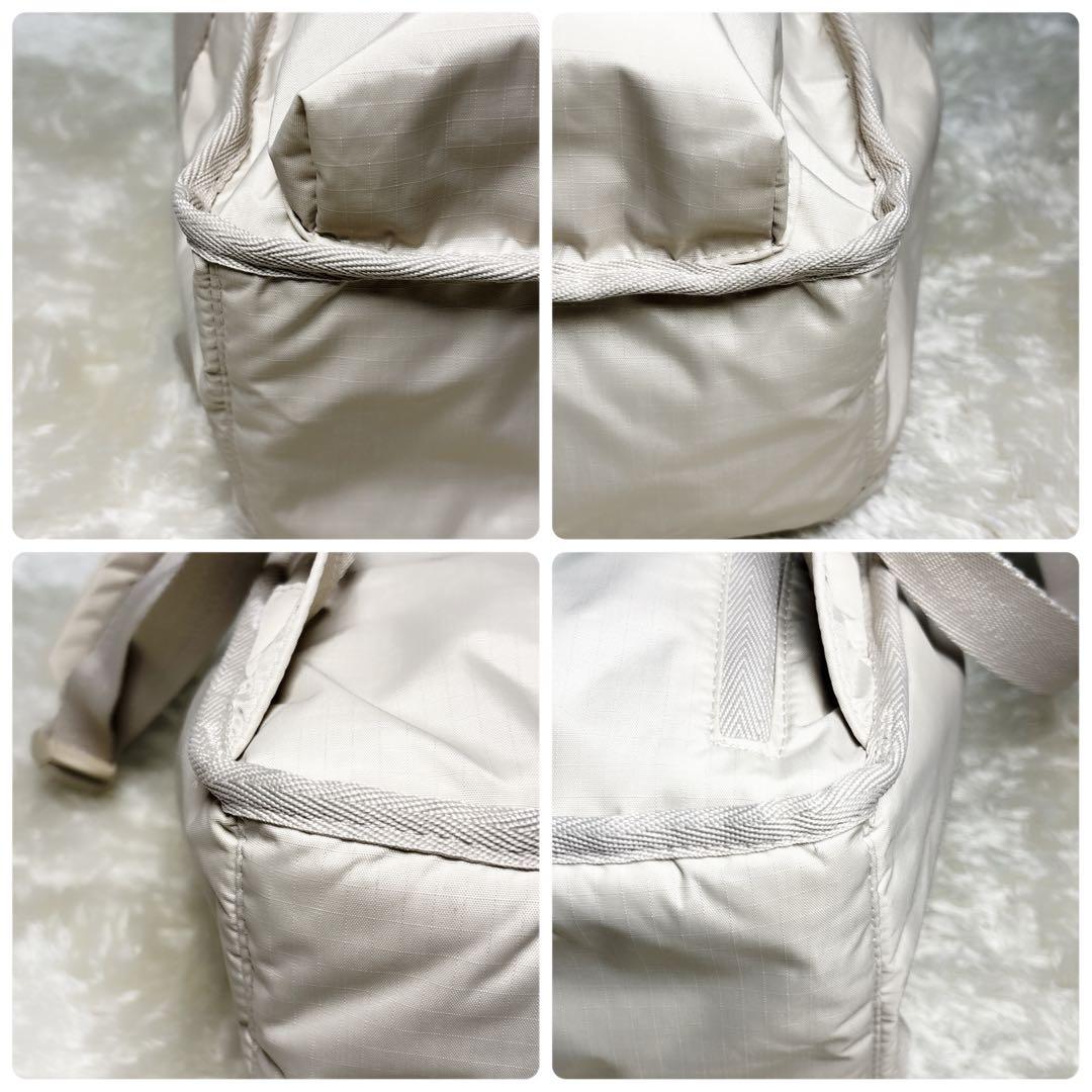 未使用品 LeSportsac リュック バッグパック ナイロン A4対応 白系