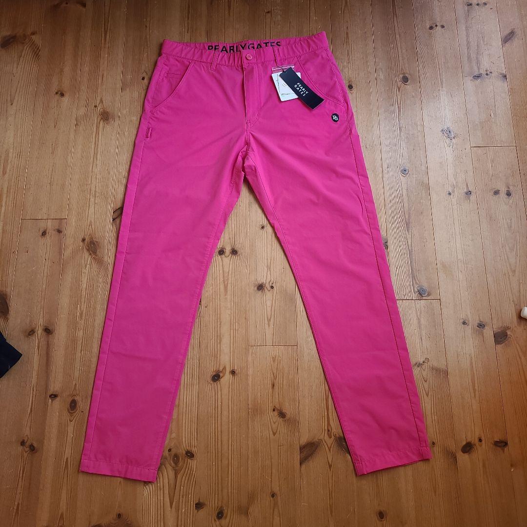 【新品タグ付き】PEARLY GATES ピンク パンツ サイズ7 メンズ