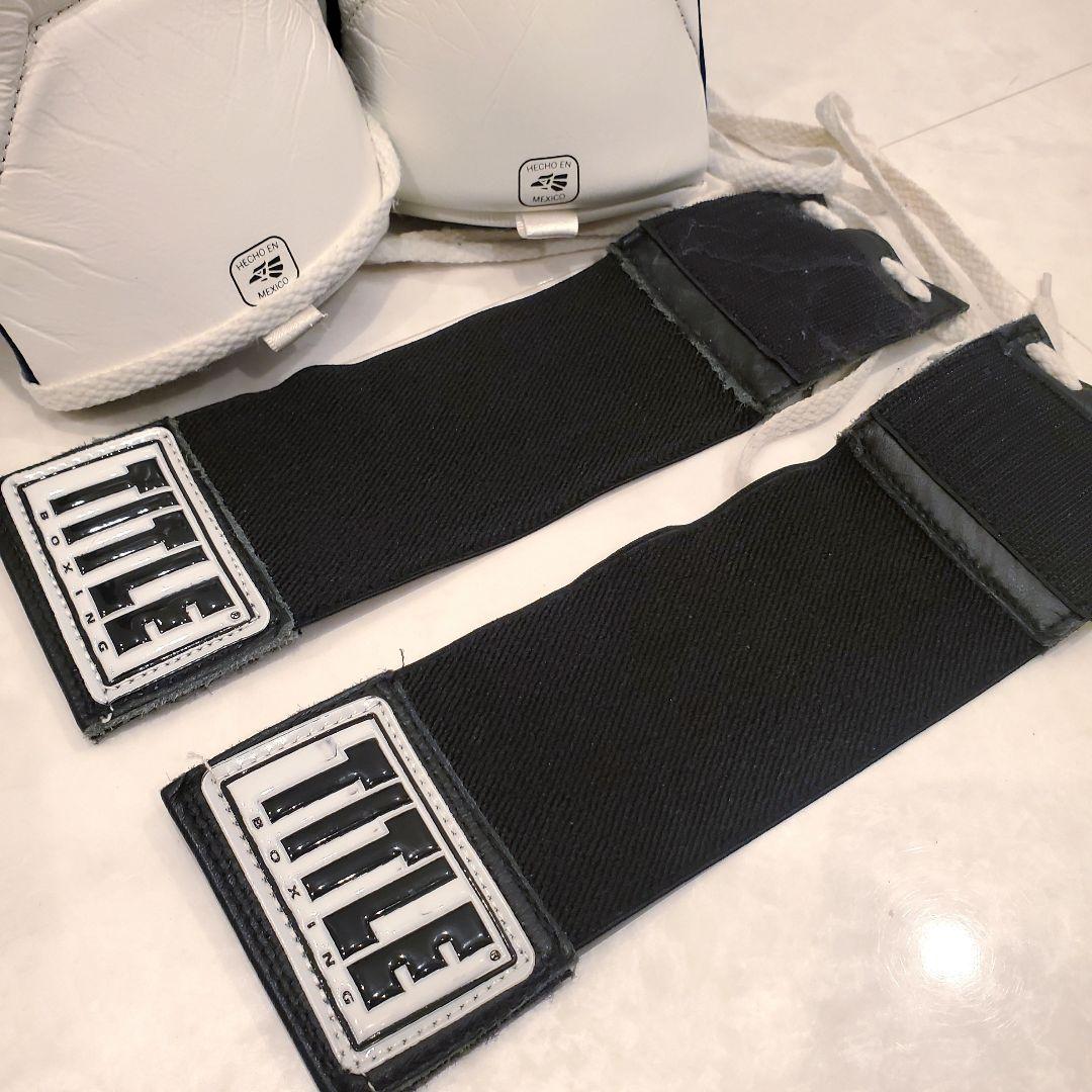 EVERLAST ボクシンググローブ 青/白　8オンス