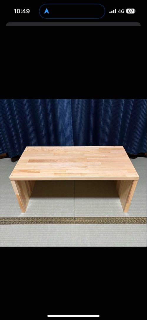 木製シンプル座卓 幅