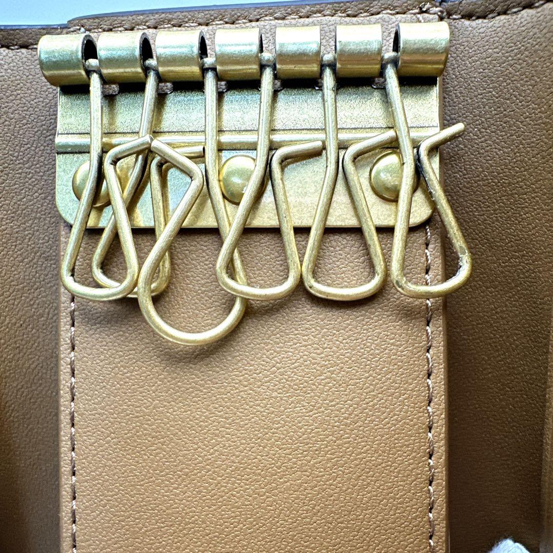 COACH コーチ エッセンシャル６連キーケース ホース&キャリッジ Cロゴ