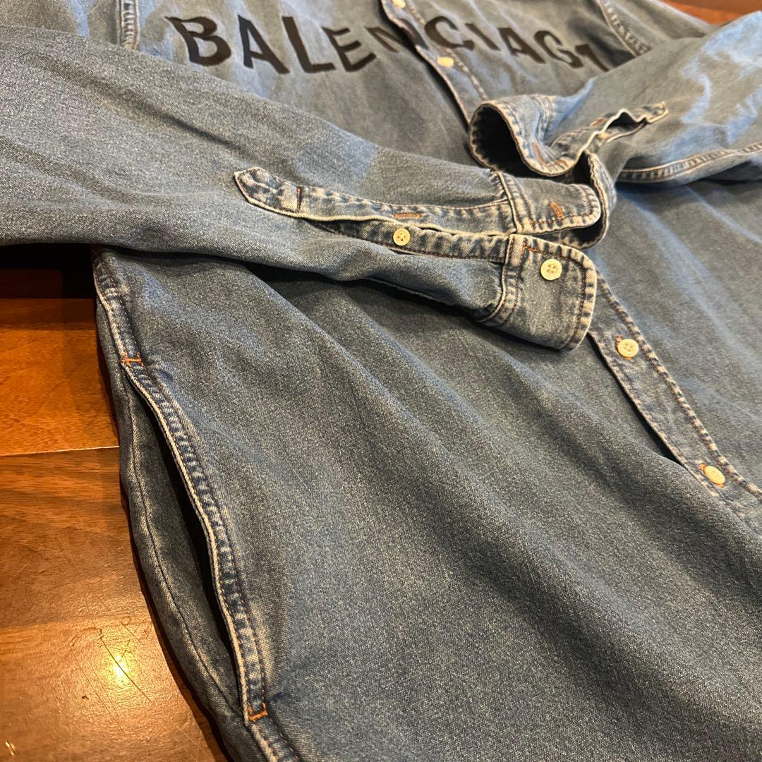 SALE】バレンシアガ デニムシャツ 37