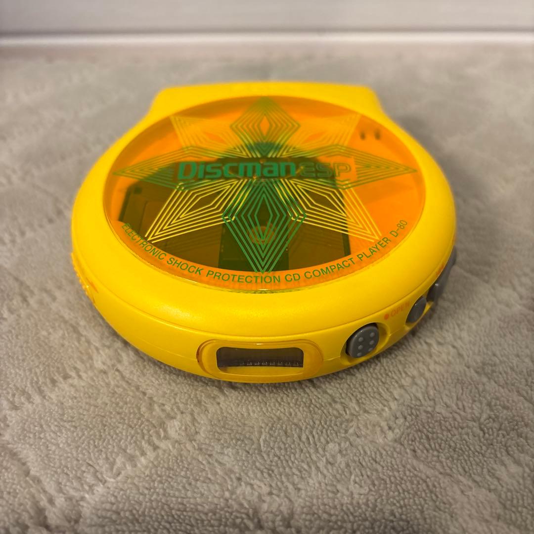 ★当時物★ SONY ８cmCD コンパクトプレイヤー Discman D-80