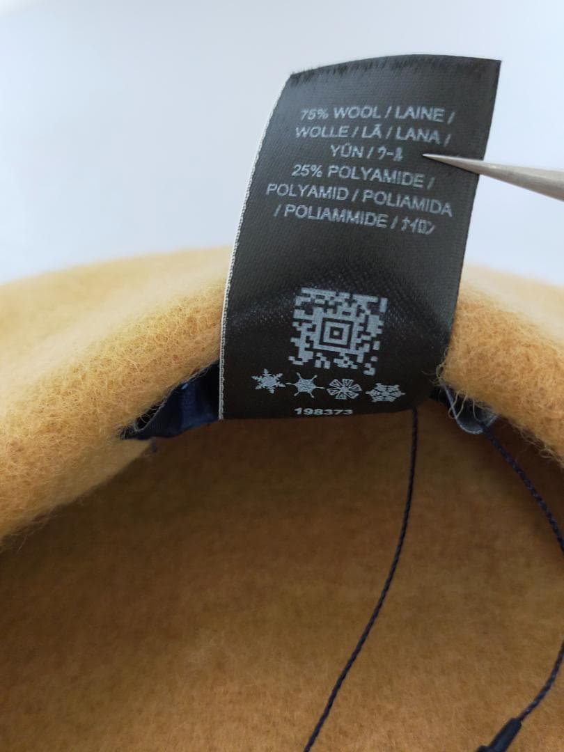 FRED PERRY ベレー帽　ダークキャラメル　正規品　新品　タグ付き 残1点