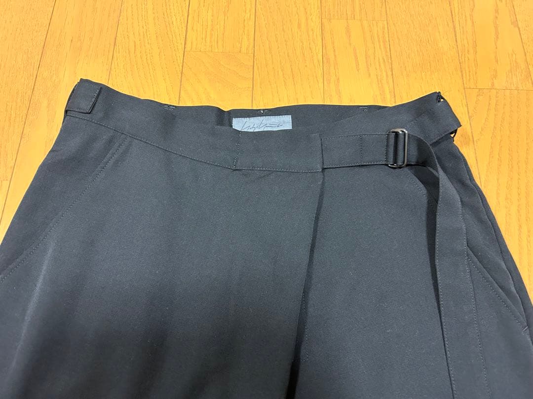 ヨウジヤマモトプリュスノアール　ラップデザインパンツ