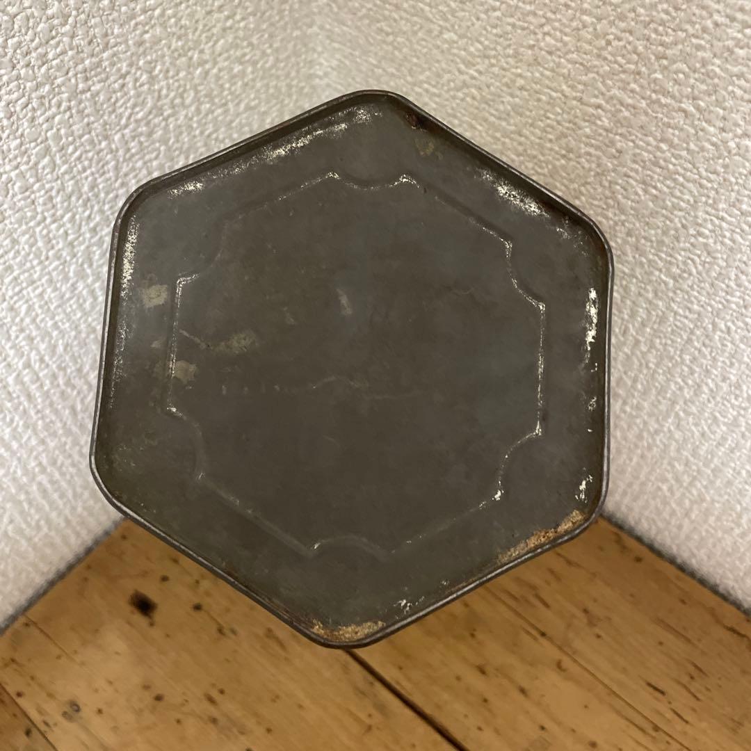 フランスアンティーク  MOKA ブリキの缶 RIZ （お米）