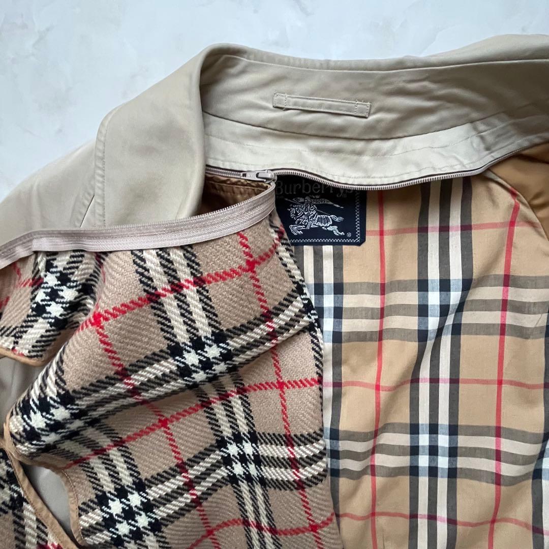 Burberrys ステンカラーコート ノバチェック　ライナー付き