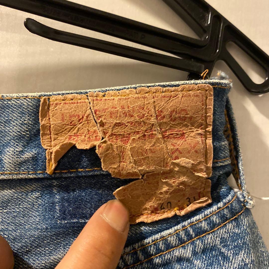 ヴィンテージ極太リーバイス501BIGEオリジナル W40L31 値段交渉可能