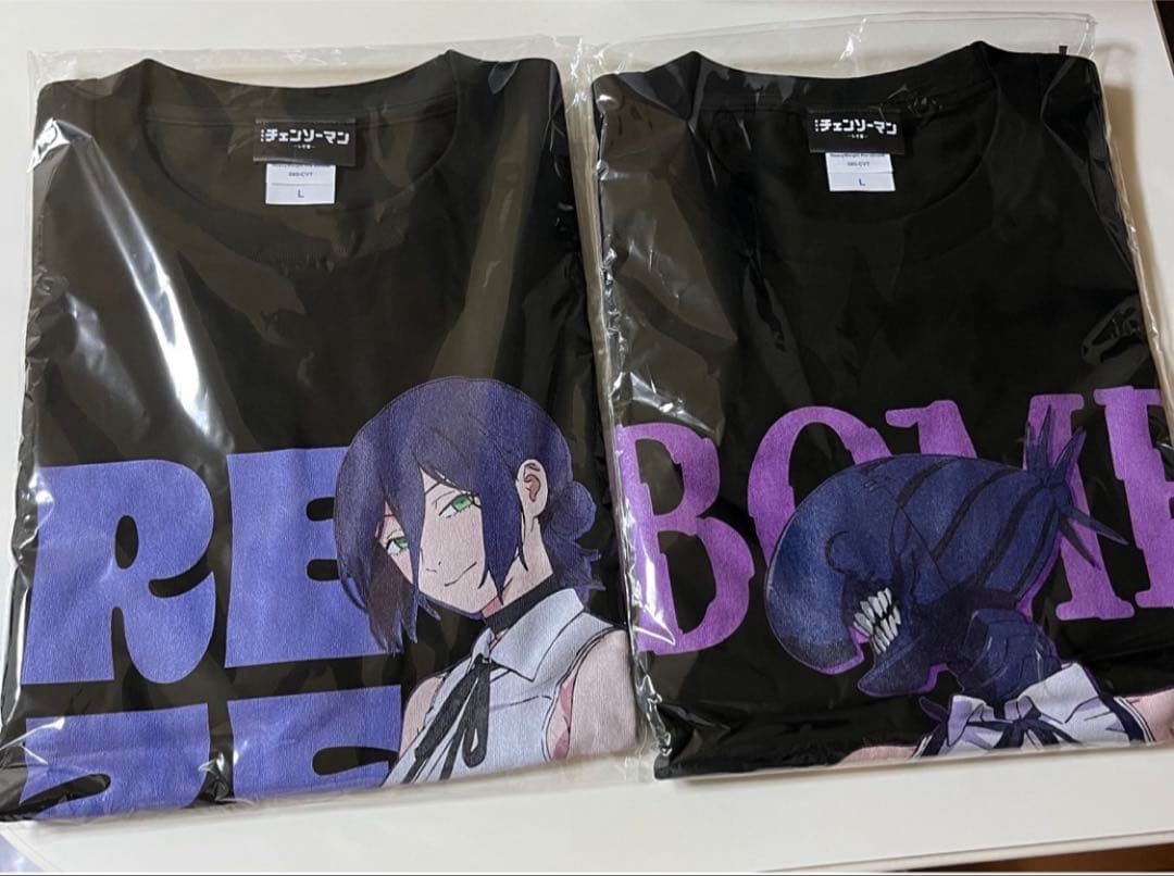 チェンソーマン 劇場版 レゼ篇 ボム レゼ Tシャツ Lサイズ 渋谷 2点